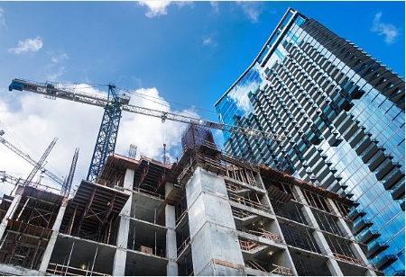 Rental tower exterior