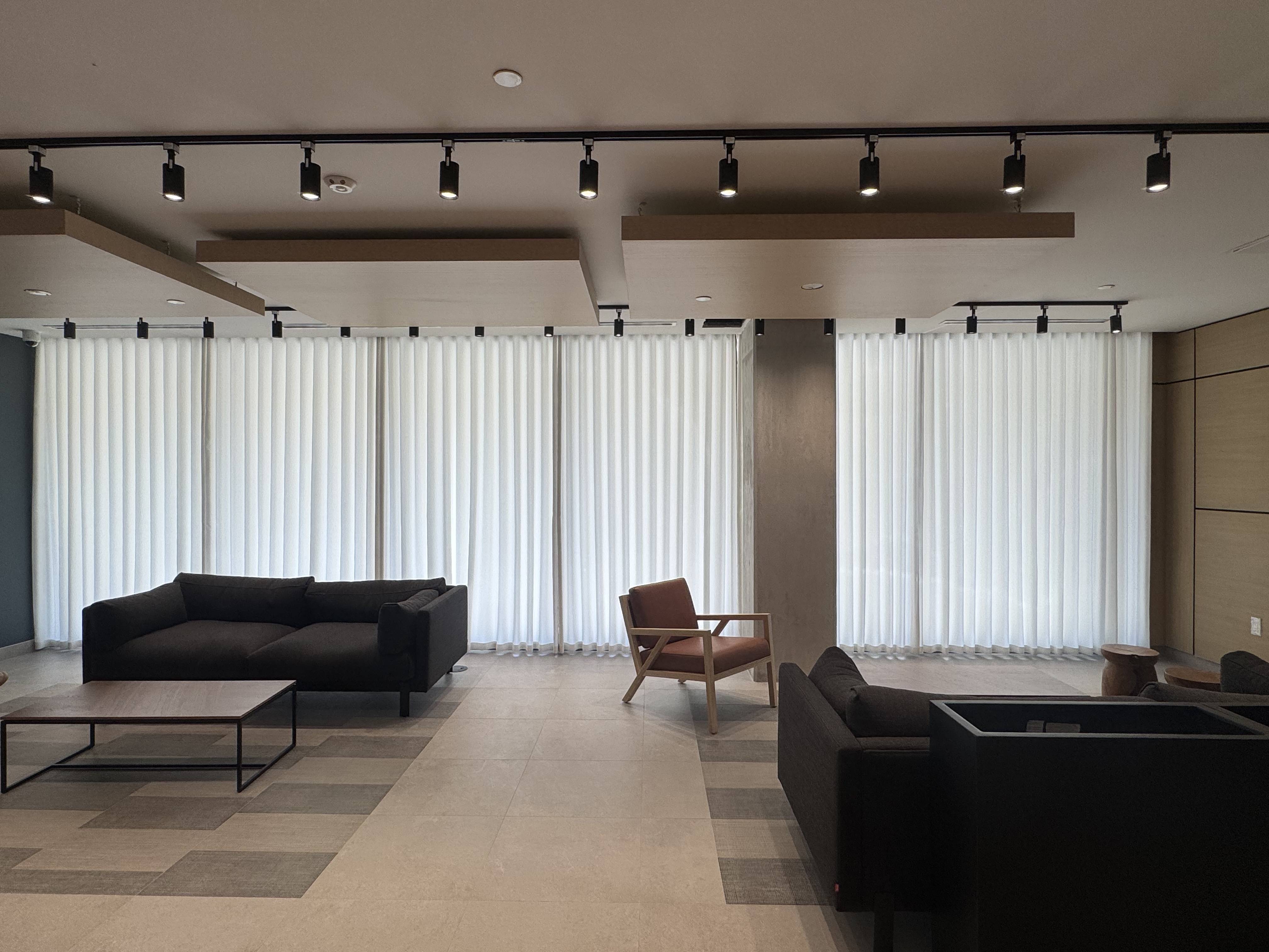 Completed interior result